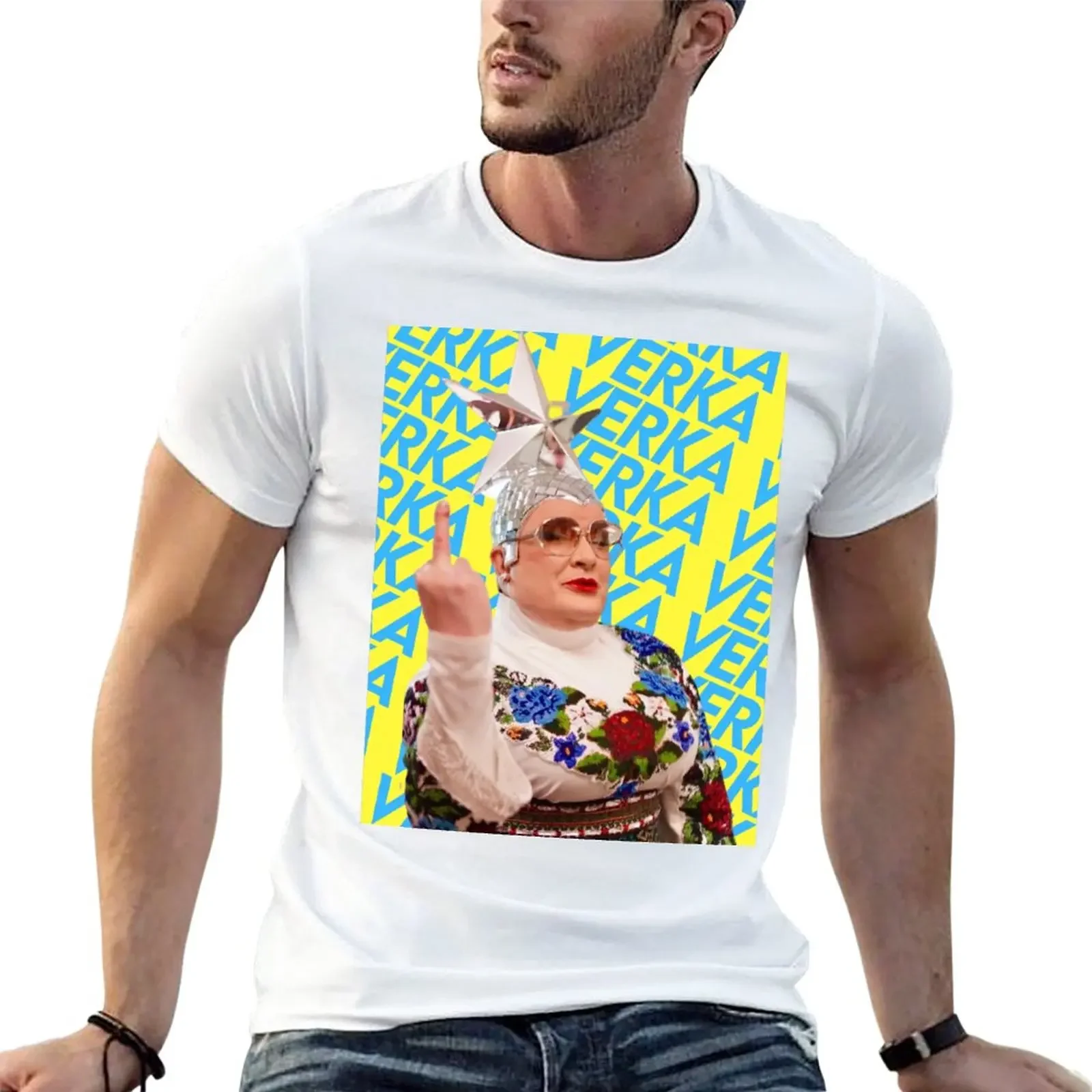 New Verka Serduchka T-Shirt oversized korean fashion blue archive sports fans mens tall t shirts
New Verka Serduchka T-Shirt oversized korean fashion blue archive sports fans mens tall t shirts