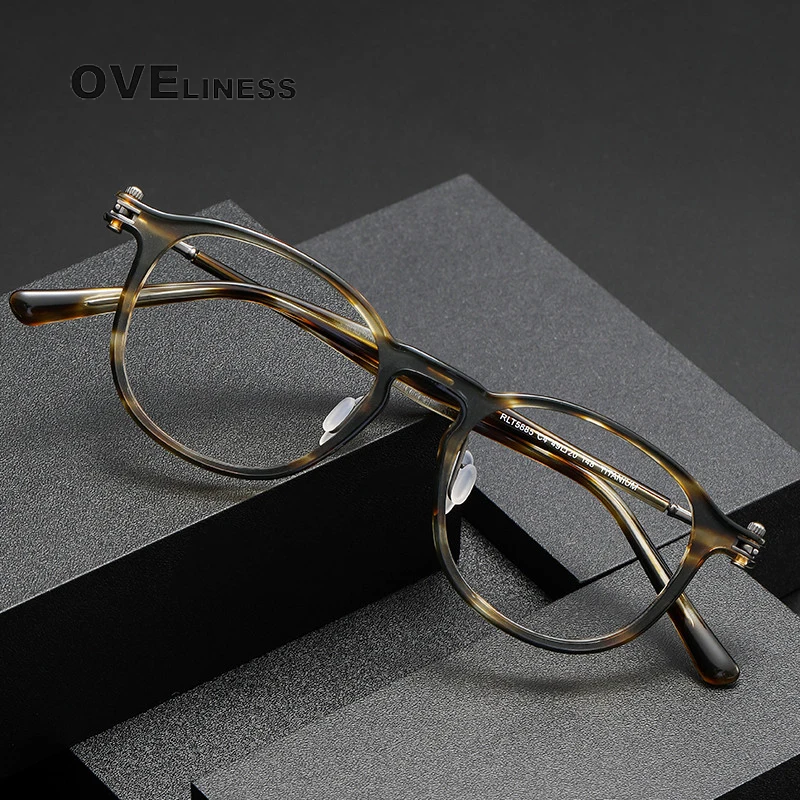 2023 Acetate Titanium eye Glasses Frame Men Vintage Round Prescription Eyeglasses frames Women Optical Spectacles Korean Eyewear
2023 Acetate Titanium eye Glasses Frame Men Vintage Round Prescription Eyeglasses frames Women Optical Spectacles Korean Eyewear