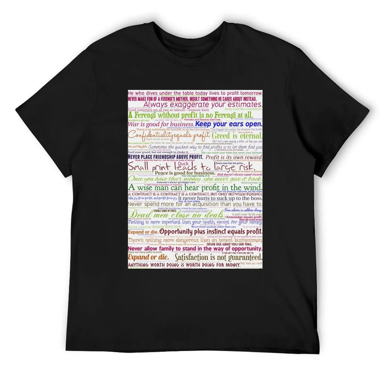 Rules of Acquisition T-Shirt blacks anime t shirts boys whites blanks mens t shirt graphic
Rules of Acquisition T-Shirt blacks anime t shirts boys whites blanks mens t shirt graphic
