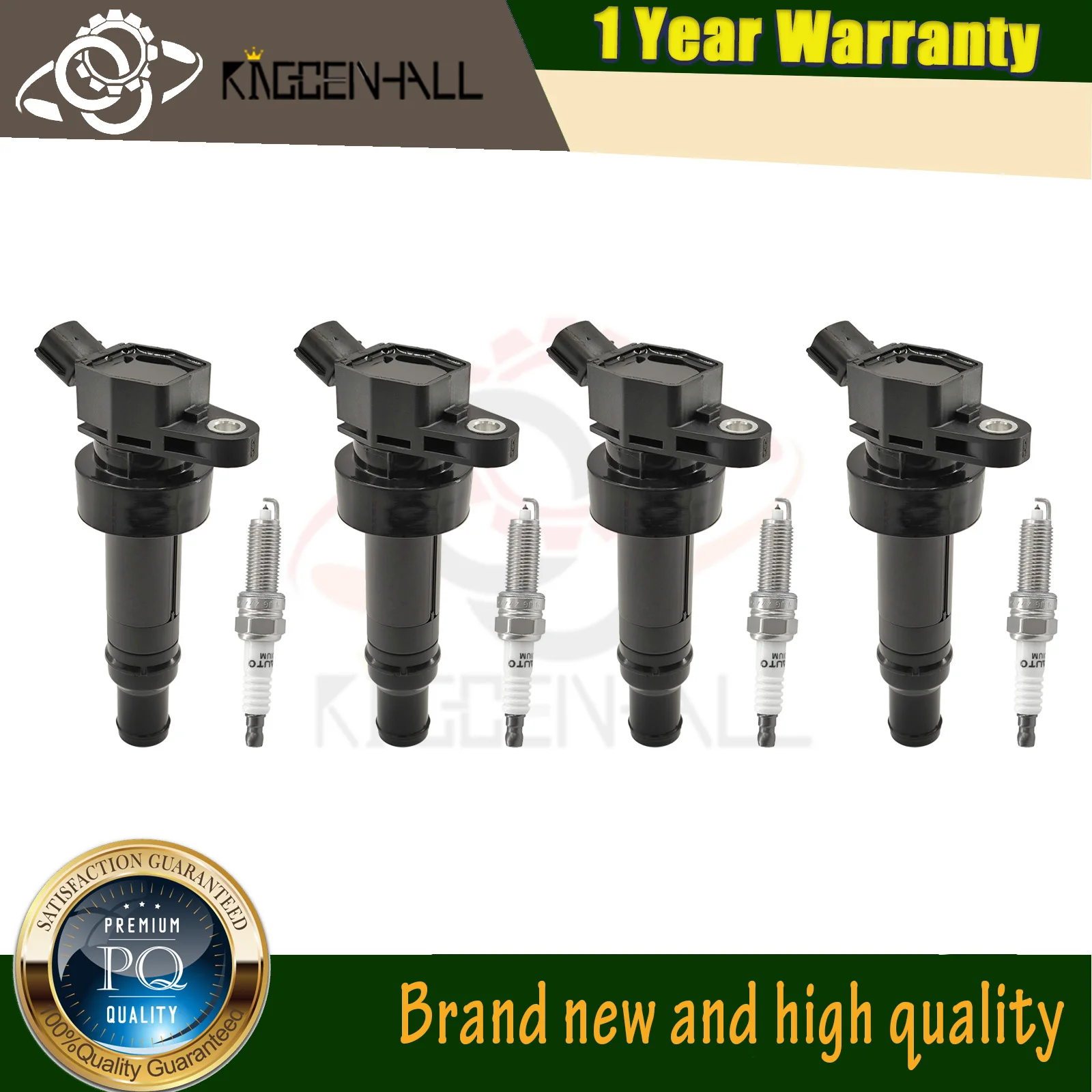 27301-2B110 4pcs Ignition Coil & 4pcs Iridium Spark Plug Compatible with Hyundai Veloster Accent Kia Rio Dodge Attitude 1.6L
27301-2B110 4pcs Ignition Coil & 4pcs Iridium Spark Plug Compatible with Hyundai Veloster Accent Kia Rio Dodge Attitude 1.6L