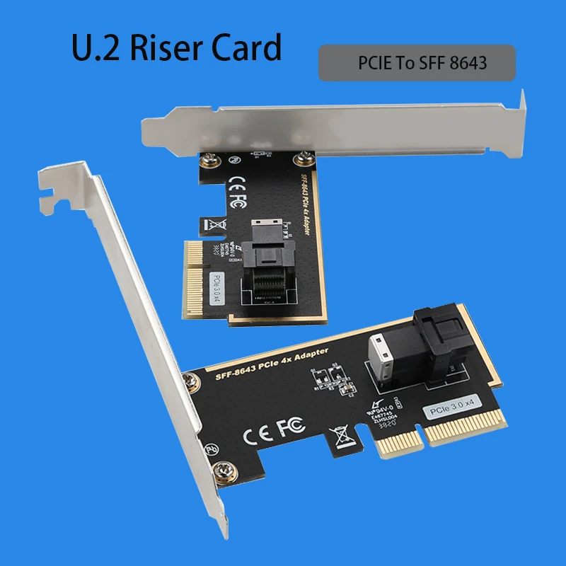Для настольного ПК Адаптер PCIe x4 к SFF-8643 Игровая карта PCIE Карта расширения U.2 PCI-E Riser Card Адаптер Удлинитель PCIe Converter
Для настольного ПК Адаптер PCIe x4 к SFF-8643 Игровая карта PCIE Карта расширения U.2 PCI-E Riser Card Адаптер Удлинитель PCIe Converter