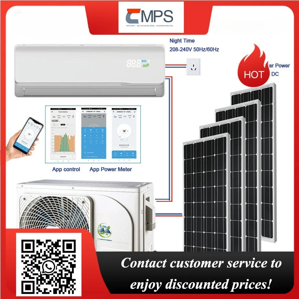 Solar air Conditioners 12000BTU 18000BTU 24000BTU Hybrid ACDC Easy Installation Split Hybrid Portable
Solar air Conditioners 12000BTU 18000BTU 24000BTU Hybrid ACDC Easy Installation Split Hybrid Portable