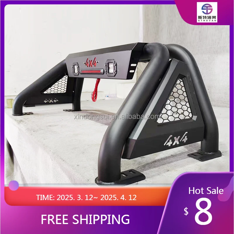 Deren High QualityNew Styled Car PickUp Truck Steel Anti Sport Roll Bar with LED Light for Toyotas Hilux Revo Tacoma Isuzu
Deren High QualityNew Styled Car PickUp Truck Steel Anti Sport Roll Bar with LED Light for Toyotas Hilux Revo Tacoma Isuzu