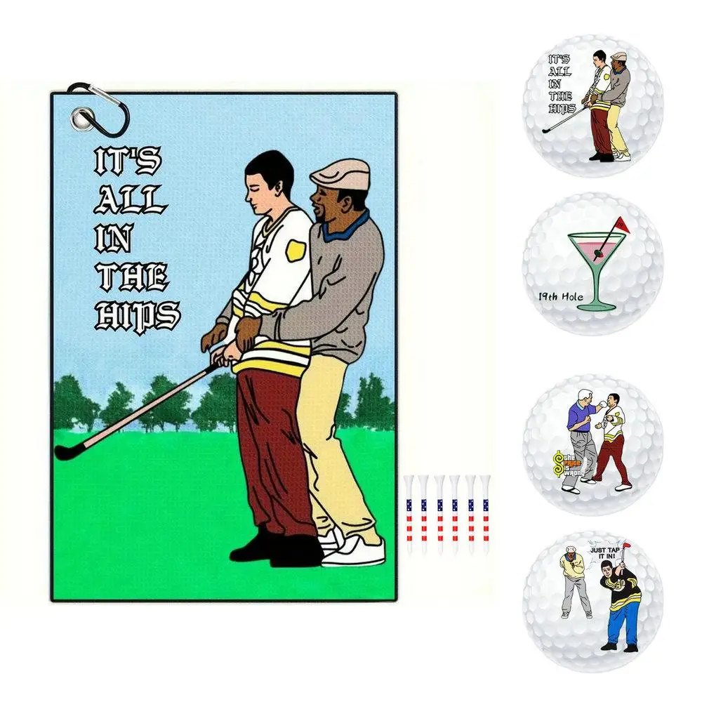 4pcs Ball+Golf Towel 1 Count Brotherhood Is Deep Golf Club Clean Set with Clip for Golf Bags Golf Accessories for Men & Women
4pcs Ball+Golf Towel 1 Count Brotherhood Is Deep Golf Club Clean Set with Clip for Golf Bags Golf Accessories for Men & Women