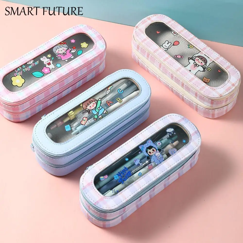 Gift Double Layer Cartoon Pencil Case Multifunctional Large Capacity Pencil Box Cute Storage Box Pencil Bag Student
Gift Double Layer Cartoon Pencil Case Multifunctional Large Capacity Pencil Box Cute Storage Box Pencil Bag Student