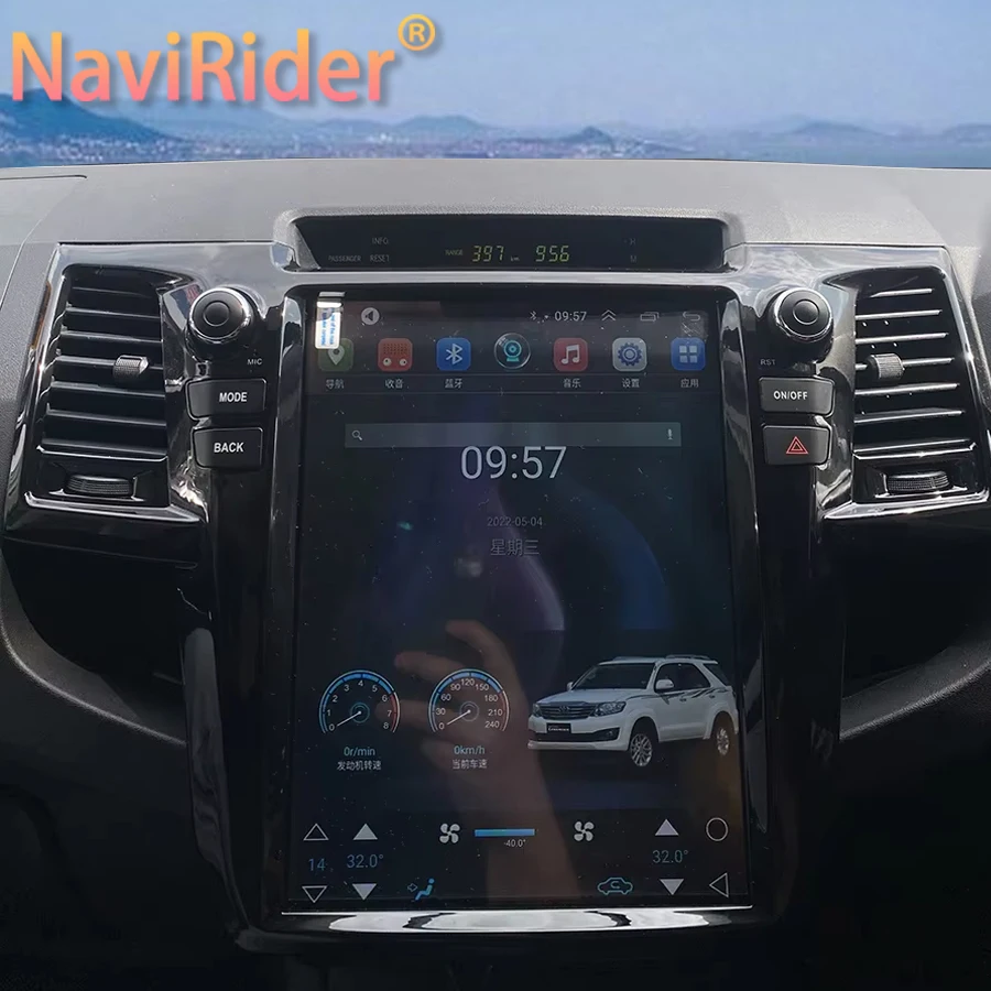 Car Radio For Toyota Fortuner Hilux Revo 2005-2014 Android Vertical Screen GPS CarPlay Audio Multimedia Video Player Navigation
Car Radio For Toyota Fortuner Hilux Revo 2005-2014 Android Vertical Screen GPS CarPlay Audio Multimedia Video Player Navigation