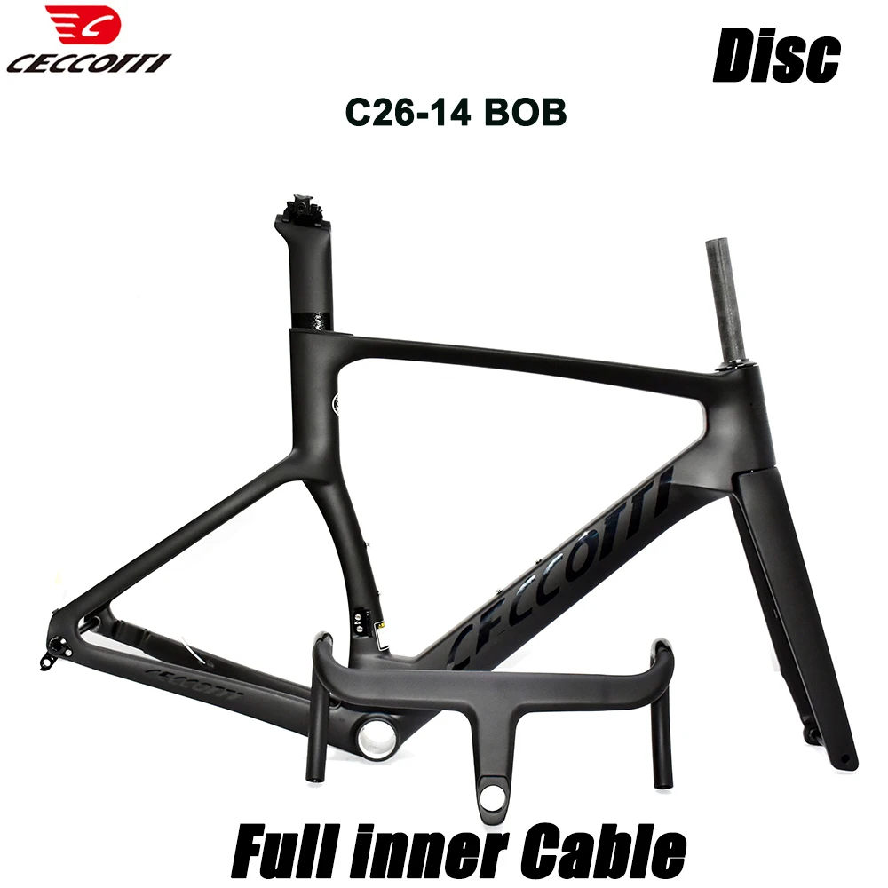 CECCOTTI RF26 Model Full Inner Cable Road Bicycle Frameset BOB Effect Logo Bike Frame
CECCOTTI RF26 Model Full Inner Cable Road Bicycle Frameset BOB Effect Logo Bike Frame