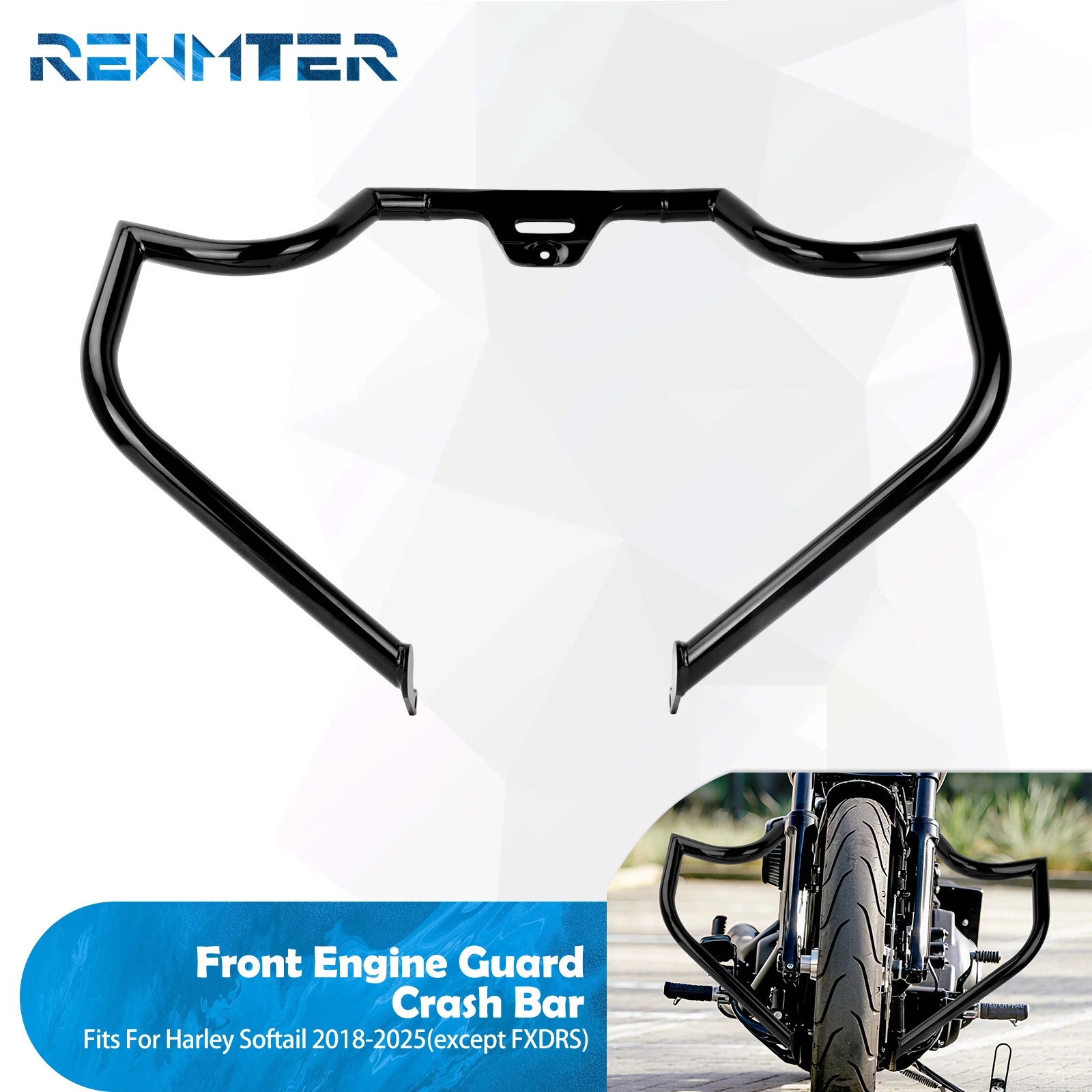 Motorcycle Bumper Front Engine Crash Bar Highway Guard Protector For Harley Softail Fat Boy Breakout Low Rider FLFB 2018-Later
Motorcycle Bumper Front Engine Crash Bar Highway Guard Protector For Harley Softail Fat Boy Breakout Low Rider FLFB 2018-Later