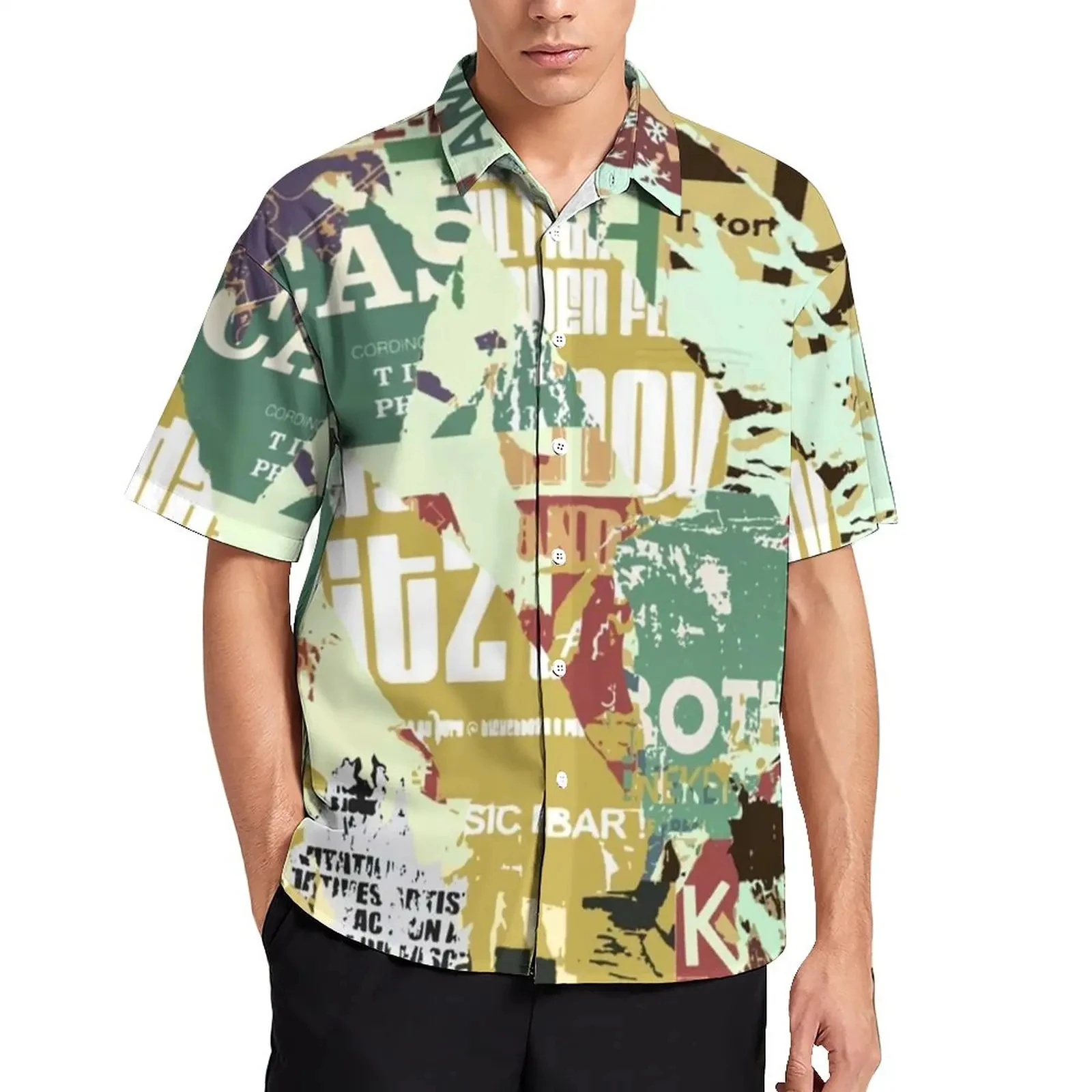 Summer Men Newspaper Collage 3D Hawaiian Shirt Men Lapel Casual Fashion Long Sleeves Shirts Button Plus-Size Tops
Summer Men Newspaper Collage 3D Hawaiian Shirt Men Lapel Casual Fashion Long Sleeves Shirts Button Plus-Size Tops
