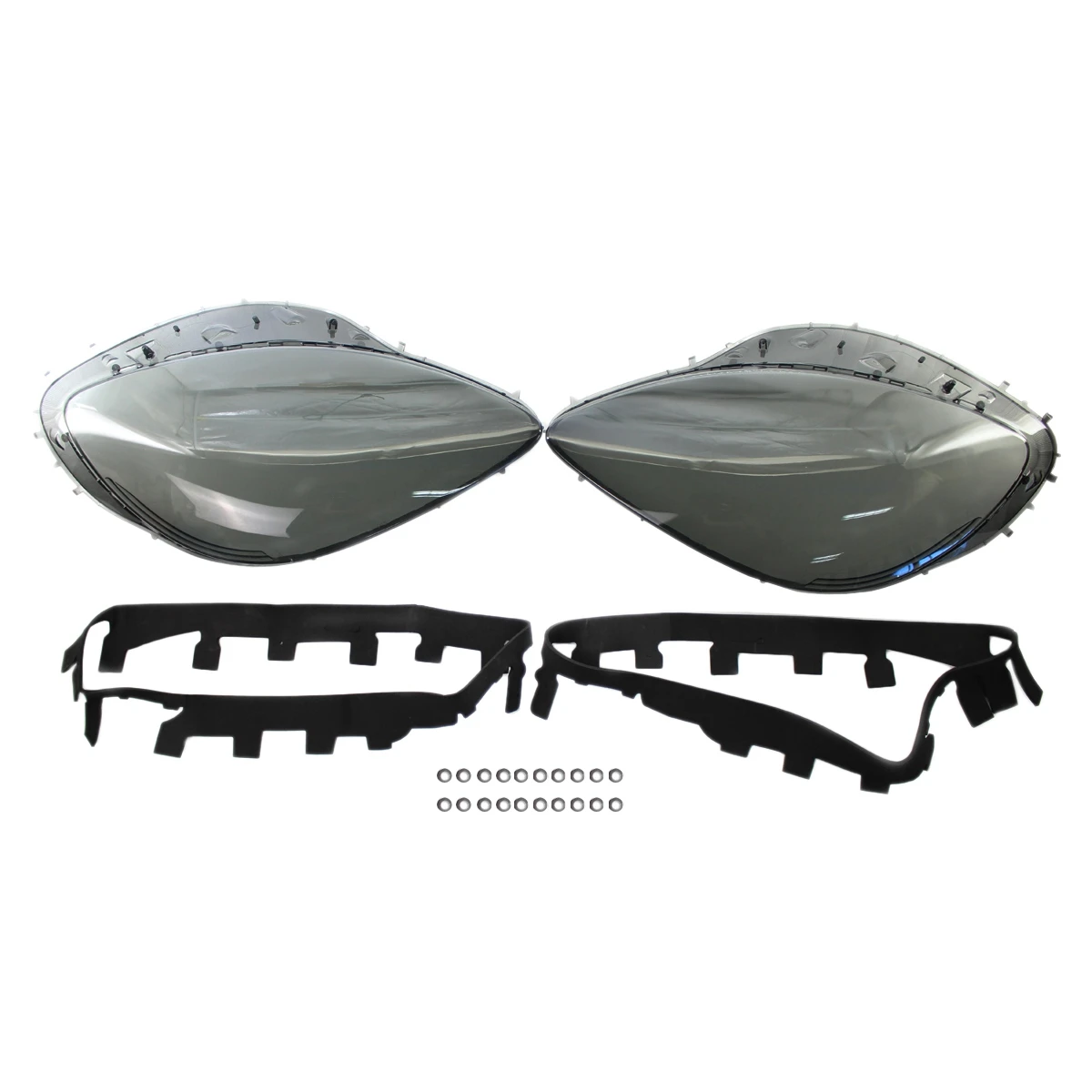 Smoke Headlight Lens Covers for Chevrolet C6 Corvette 2005-2013 with Black Trim Gaskets Seal Kit & 20Pcs Fix Nut
Smoke Headlight Lens Covers for Chevrolet C6 Corvette 2005-2013 with Black Trim Gaskets Seal Kit & 20Pcs Fix Nut
