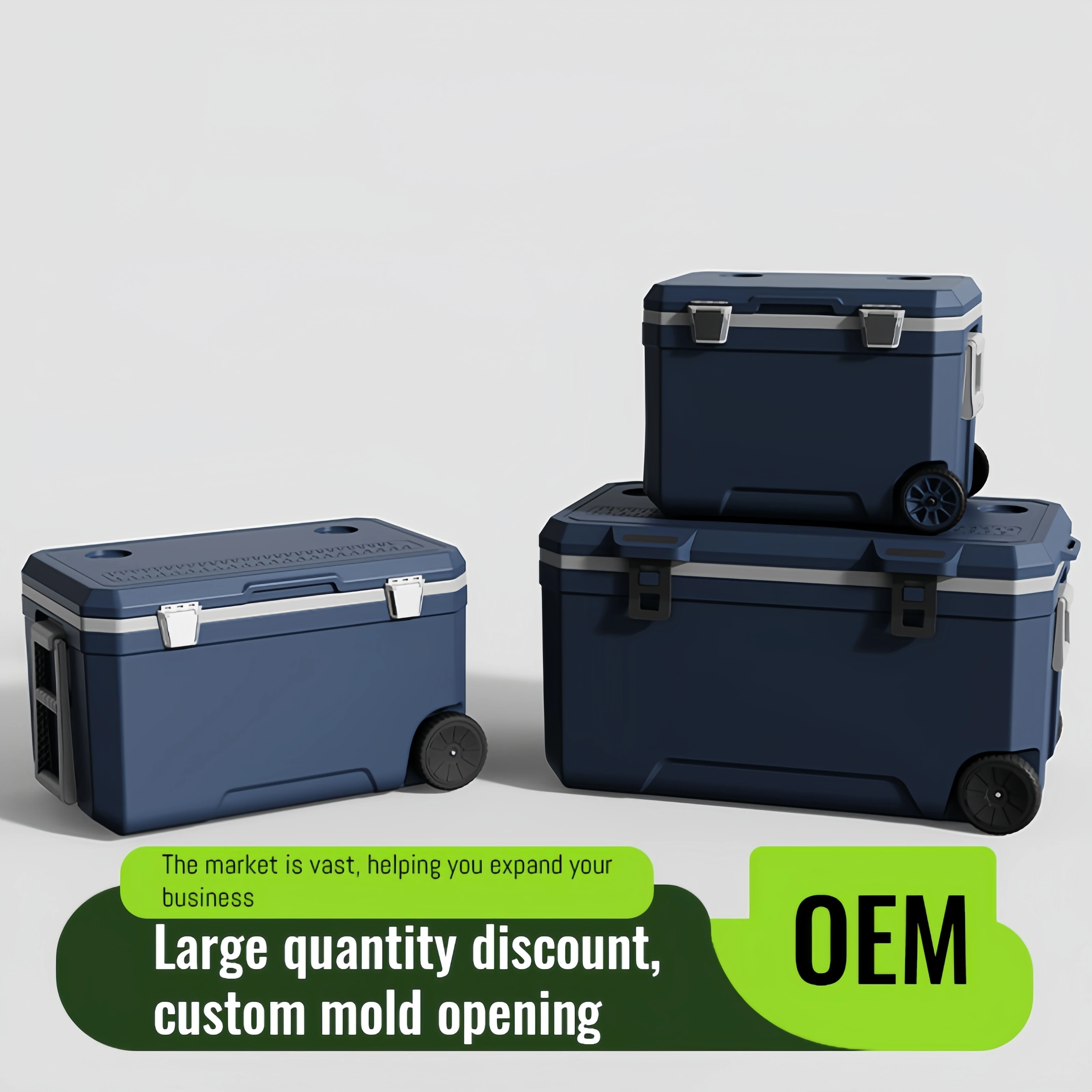 120L Outdoor Car Cooler Box With Roller 126qt Cooler Box For Camping
120L Outdoor Car Cooler Box With Roller 126qt Cooler Box For Camping