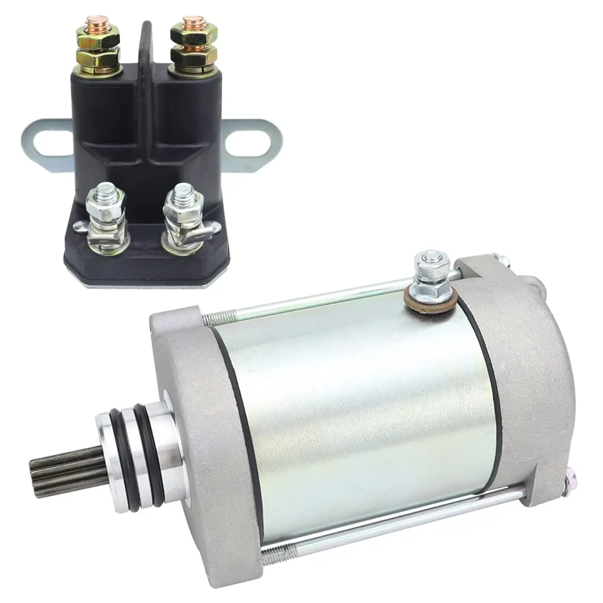 Starter & Relay for Polaris Sportsman 600 700 800 MV7 05-06 Ranger Xp 4X4 700 EFI 05 Frontier Classic Touring 02-05 4010417
Starter & Relay for Polaris Sportsman 600 700 800 MV7 05-06 Ranger Xp 4X4 700 EFI 05 Frontier Classic Touring 02-05 4010417