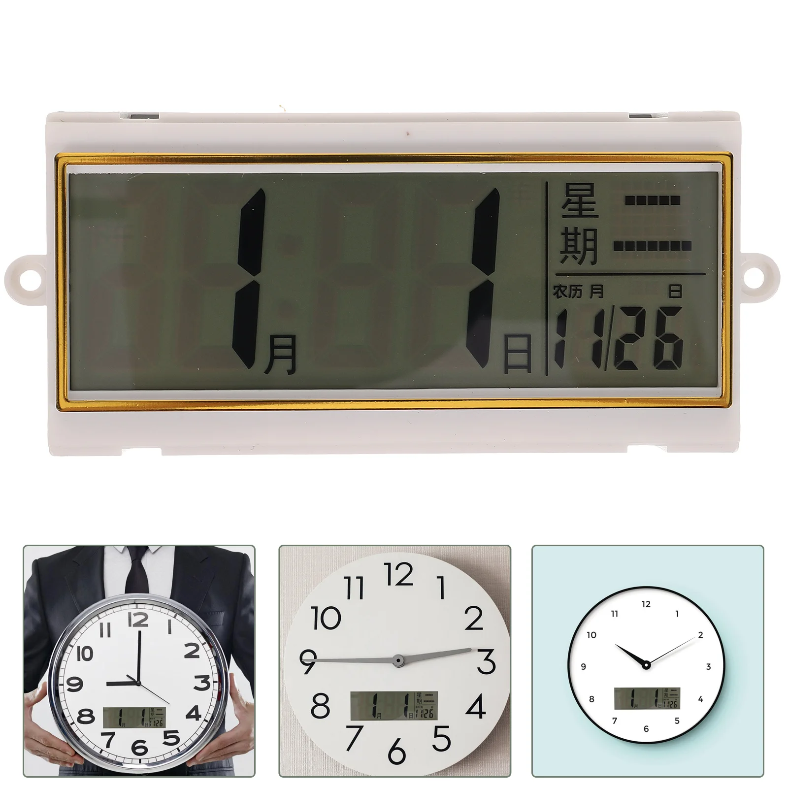 Clocks Calendars Digital for Seniors Wall with Temperature Electronic Liquid Crystal
Clocks Calendars Digital for Seniors Wall with Temperature Electronic Liquid Crystal