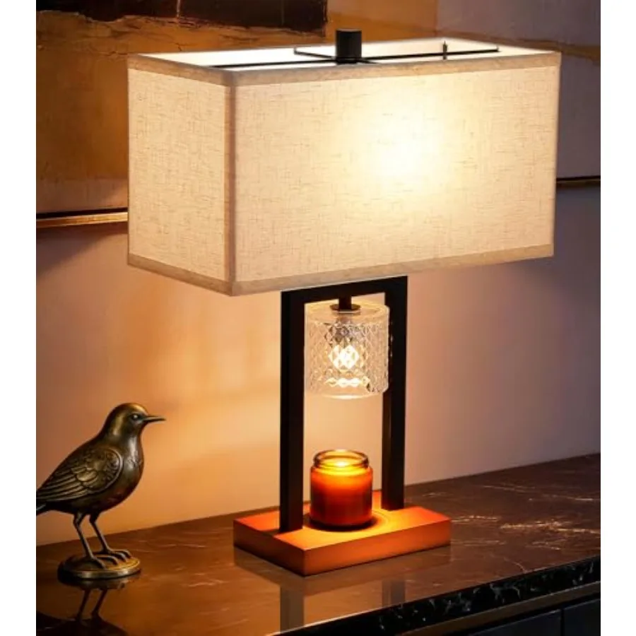 Black Table Lamp Candle Warmer Lamp with Timer and Dimmer, Modern Minimalist Wax Melt Warmer for Jar Candles Home Decor Bedside
Black Table Lamp Candle Warmer Lamp with Timer and Dimmer, Modern Minimalist Wax Melt Warmer for Jar Candles Home Decor Bedside