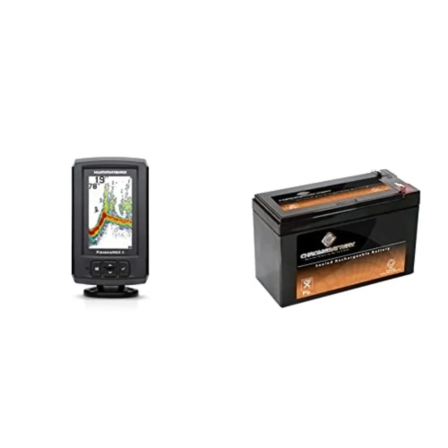 Fish finder replacement battery: black chrome 12V 7AH SLA rechargeable battery for PIRANHAMAX 4 410150-1, UPS backup and marine
Fish finder replacement battery: black chrome 12V 7AH SLA rechargeable battery for PIRANHAMAX 4 410150-1, UPS backup and marine