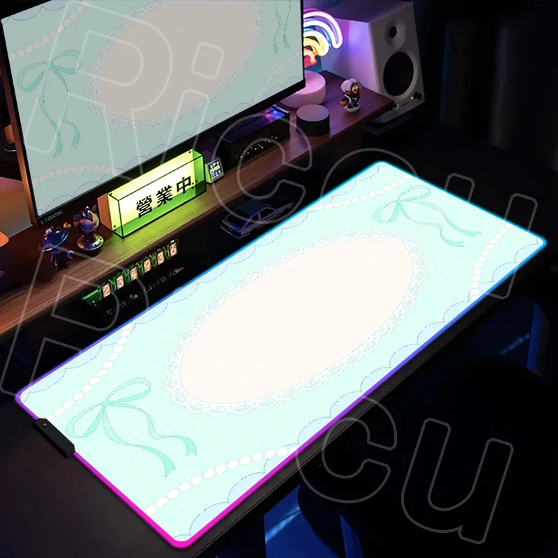RGB XXL Lace Bow Large Size Mousepad PC placemat Office Mats Desk mat Kawaii Non-slip Mouse Pad Extended Gaming LED Keyboard Mat
RGB XXL Lace Bow Large Size Mousepad PC placemat Office Mats Desk mat Kawaii Non-slip Mouse Pad Extended Gaming LED Keyboard Mat