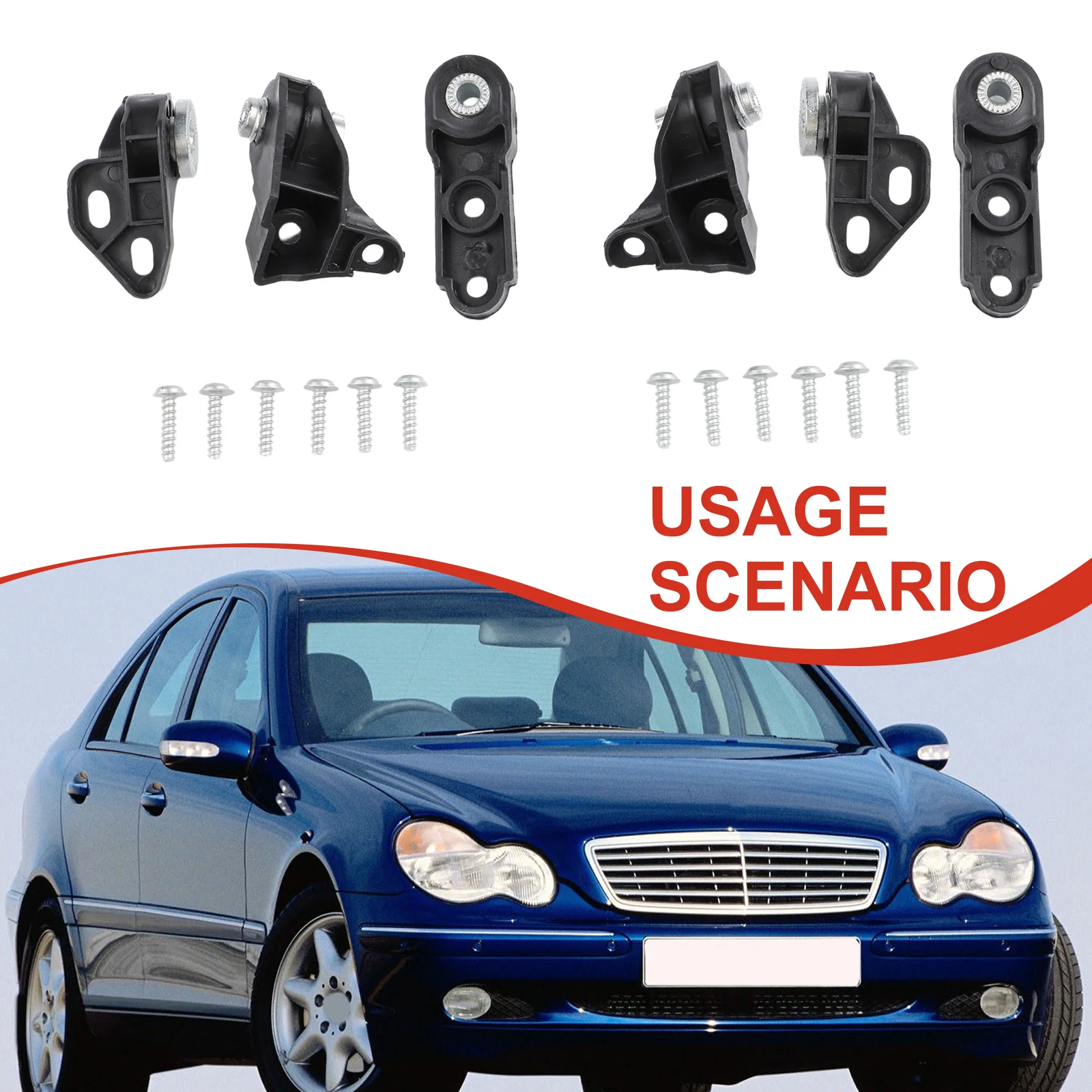 Front Headlight Repair Bracket Headlight Bracket Replacement Installation Wear Resistant Non-deformation Quick To Install
Front Headlight Repair Bracket Headlight Bracket Replacement Installation Wear Resistant Non-deformation Quick To Install