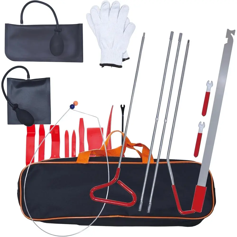 18-Piece Multifunction Car Tool Kit with Carrying Bag
18-Piece Multifunction Car Tool Kit with Carrying Bag