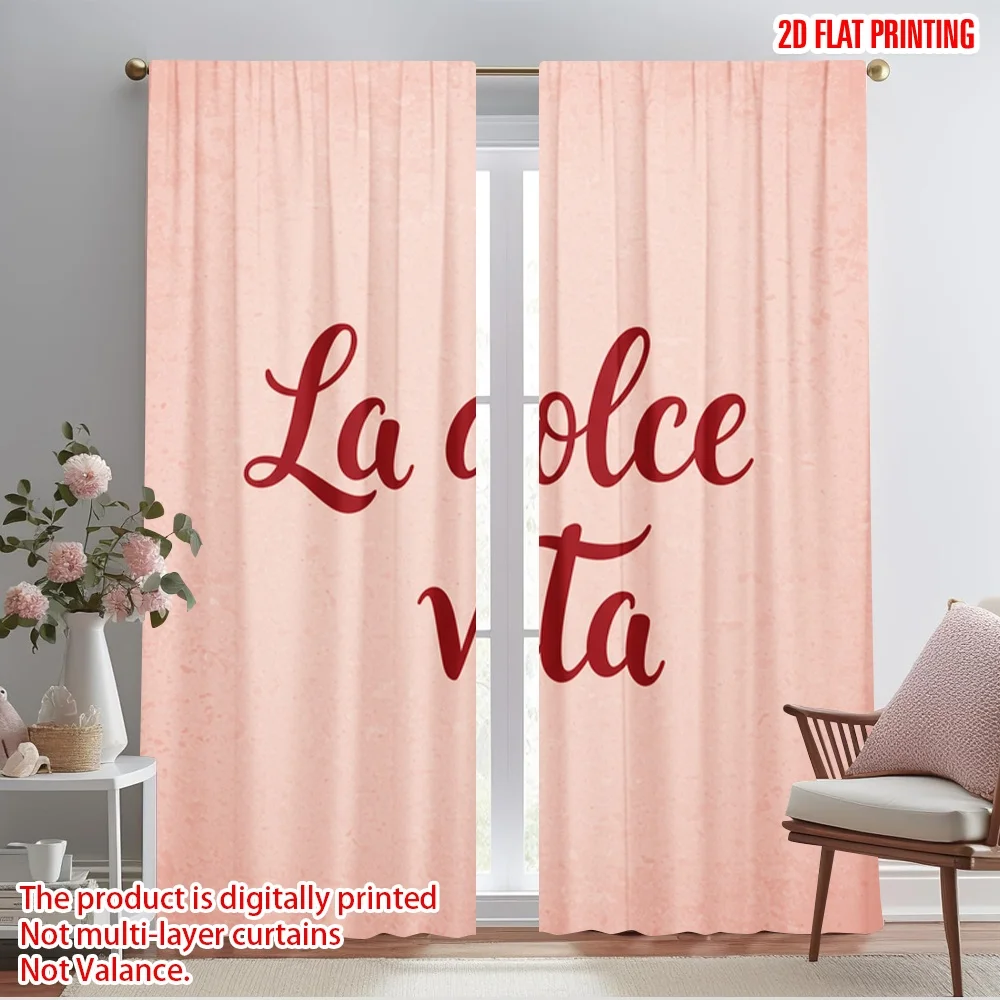 2pcs 2D flat printing Party Curtains La Dolce Vita Fabric Without Electricity Holiday Decorations Perfect for Bedroom Office
2pcs 2D flat printing Party Curtains La Dolce Vita Fabric Without Electricity Holiday Decorations Perfect for Bedroom Office