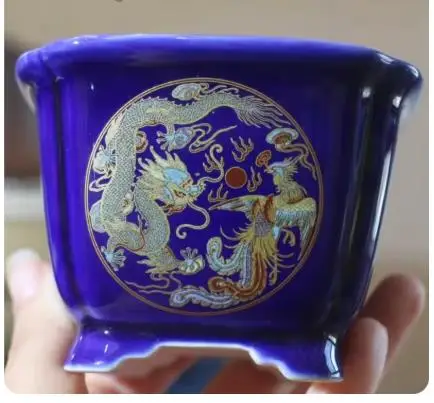 Yixing Purple Clay Flowerpot Chinese Style Ceramic Bonsai Pot Painted Succulent Small Desktop Green Plant bonsai Flower Pot
Yixing Purple Clay Flowerpot Chinese Style Ceramic Bonsai Pot Painted Succulent Small Desktop Green Plant bonsai Flower Pot