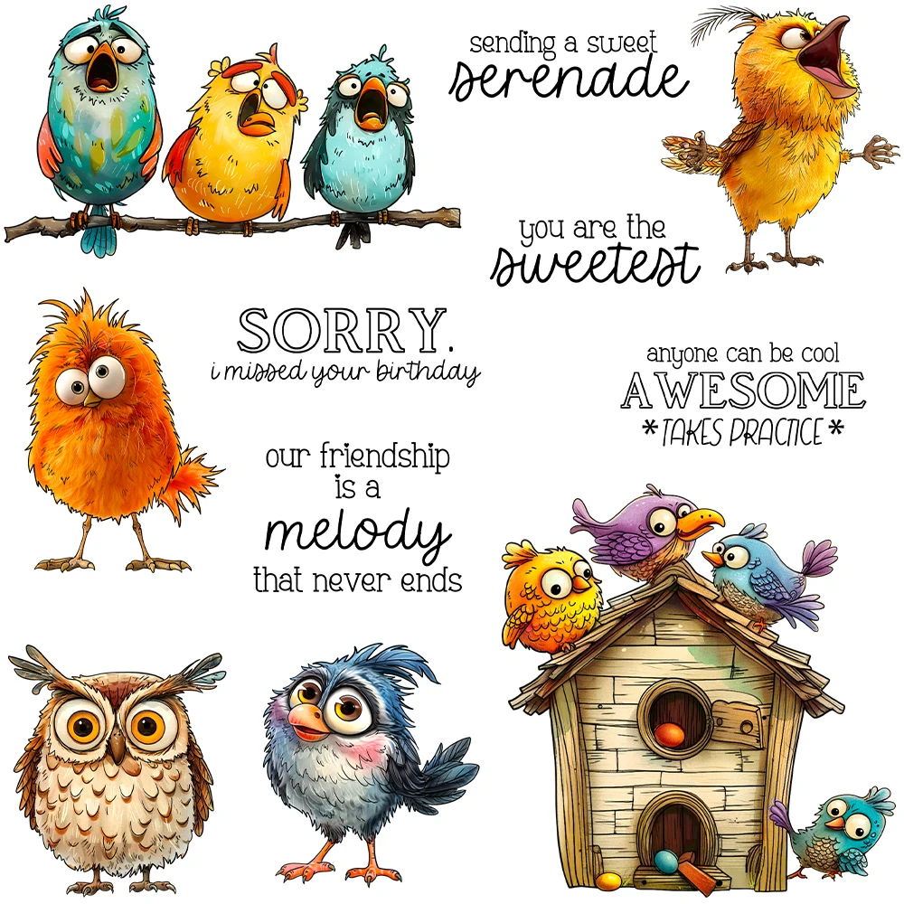 Mangocraft Cartoon Funny Birds Owl Cutting Dies Clear Stamp DIY Scrapbooking Supplies Metal Dies Silicone Stamp Cards Albums
Mangocraft Cartoon Funny Birds Owl Cutting Dies Clear Stamp DIY Scrapbooking Supplies Metal Dies Silicone Stamp Cards Albums