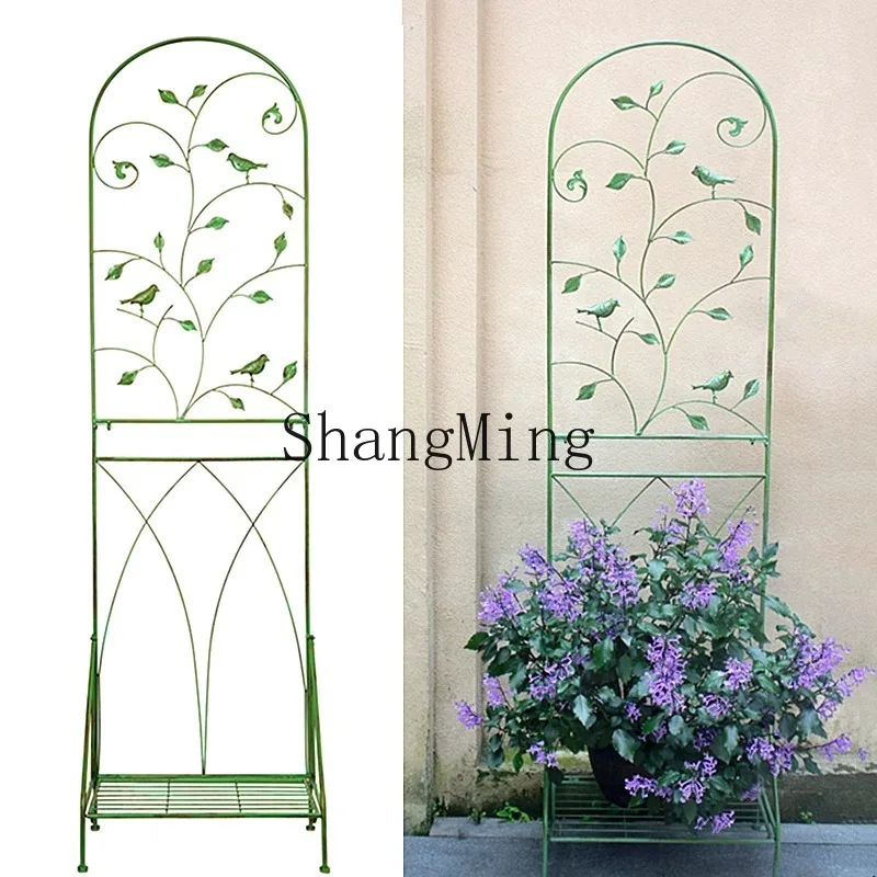 FG balcony flower stand wrought iron outdoor rose clematis climbing bracket courtyard garden flower pot stand
FG balcony flower stand wrought iron outdoor rose clematis climbing bracket courtyard garden flower pot stand