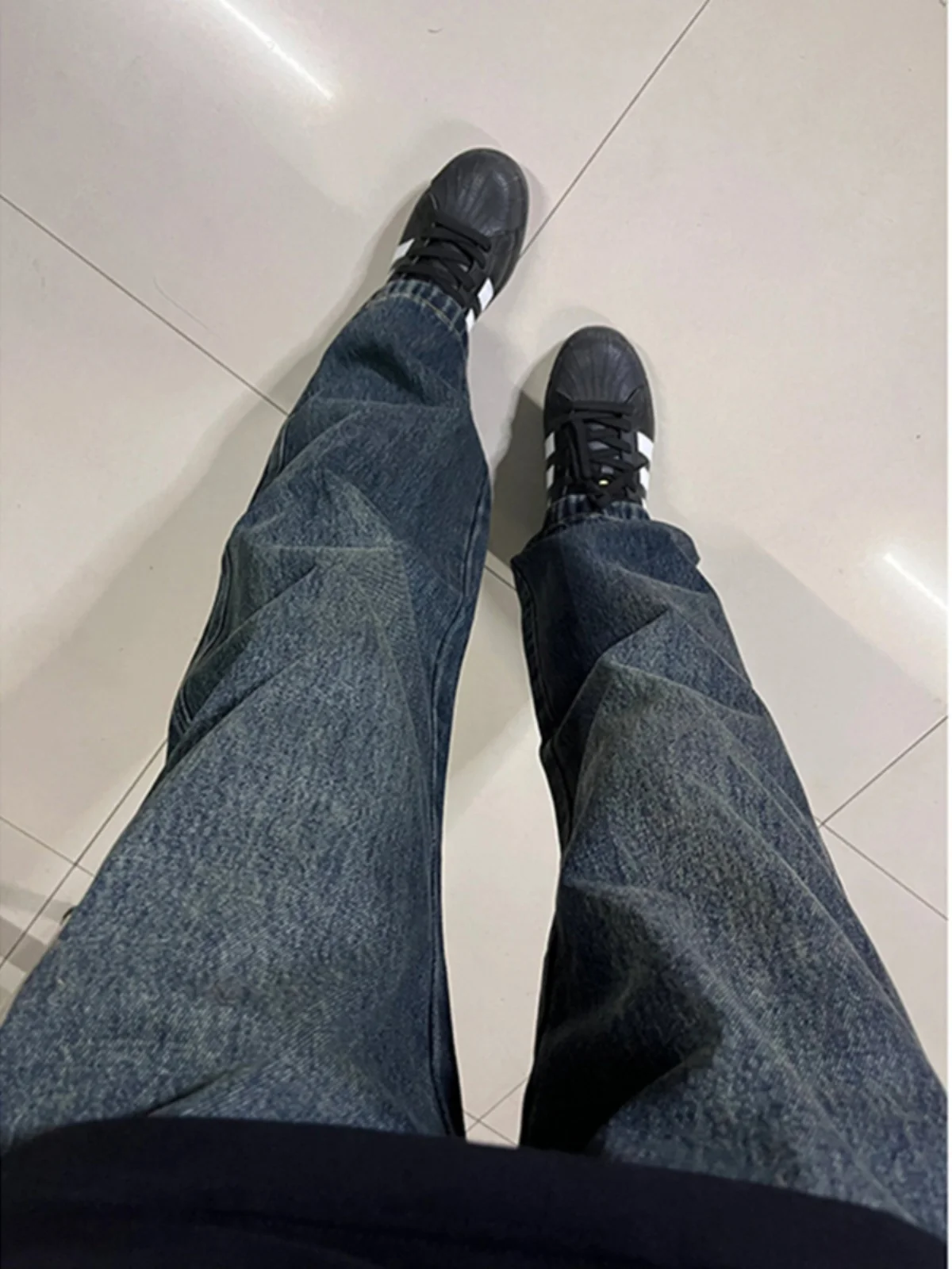 Deep Blue High Waist Men's Jeans Summer Cool American Vibe Micro Flare Slim Straight Leg Denim Pants Trendy Youth Faion
Deep Blue High Waist Men's Jeans Summer Cool American Vibe Micro Flare Slim Straight Leg Denim Pants Trendy Youth Faion