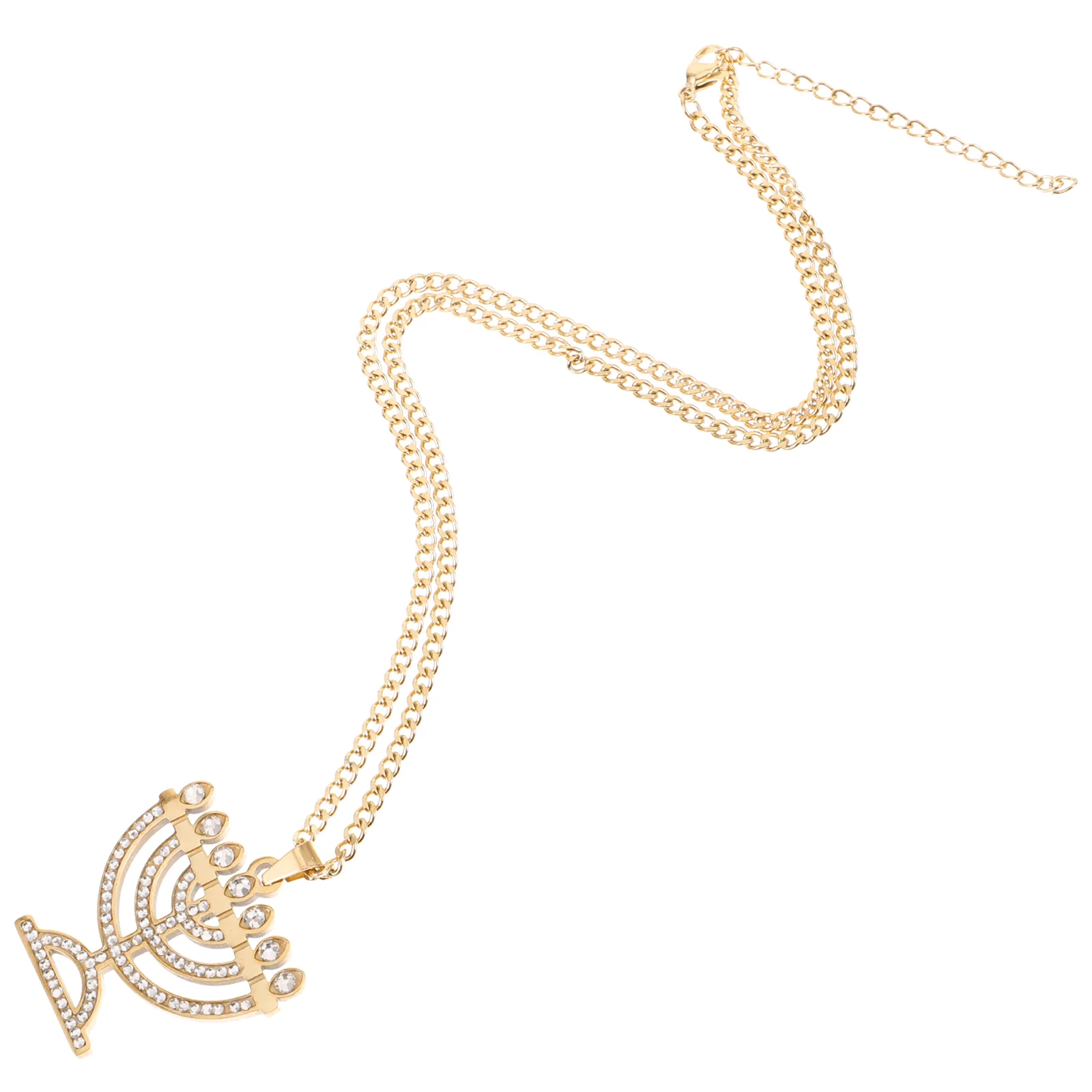Necklace Candlestick Jewelry for Women Girl Chain Necklaces Golden Hanukkah Miss
Necklace Candlestick Jewelry for Women Girl Chain Necklaces Golden Hanukkah Miss
