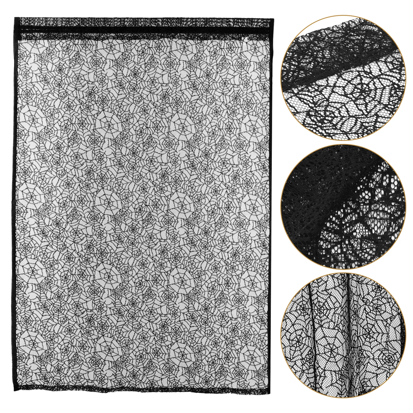 Durable Polyester Halloween Lace Door Curtain For Party Decoration Spider Web Design 100x140cm
Durable Polyester Halloween Lace Door Curtain For Party Decoration Spider Web Design 100x140cm