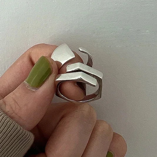 Real 925 Sterling Silver Wide Face Adjustable Ring for Women Classic Fine Jewelry Minimalist Geometric Accessories
Real 925 Sterling Silver Wide Face Adjustable Ring for Women Classic Fine Jewelry Minimalist Geometric Accessories