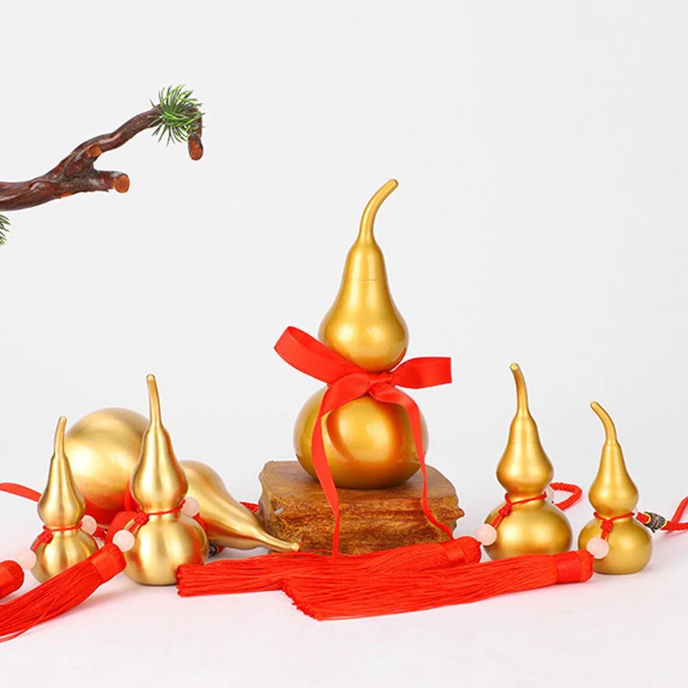 Brass Hollow Gourd Statue Cucurbit Figure Sculpture Small Vintage Home Decor Chinese Style Feng Shui Gourd
Brass Hollow Gourd Statue Cucurbit Figure Sculpture Small Vintage Home Decor Chinese Style Feng Shui Gourd
