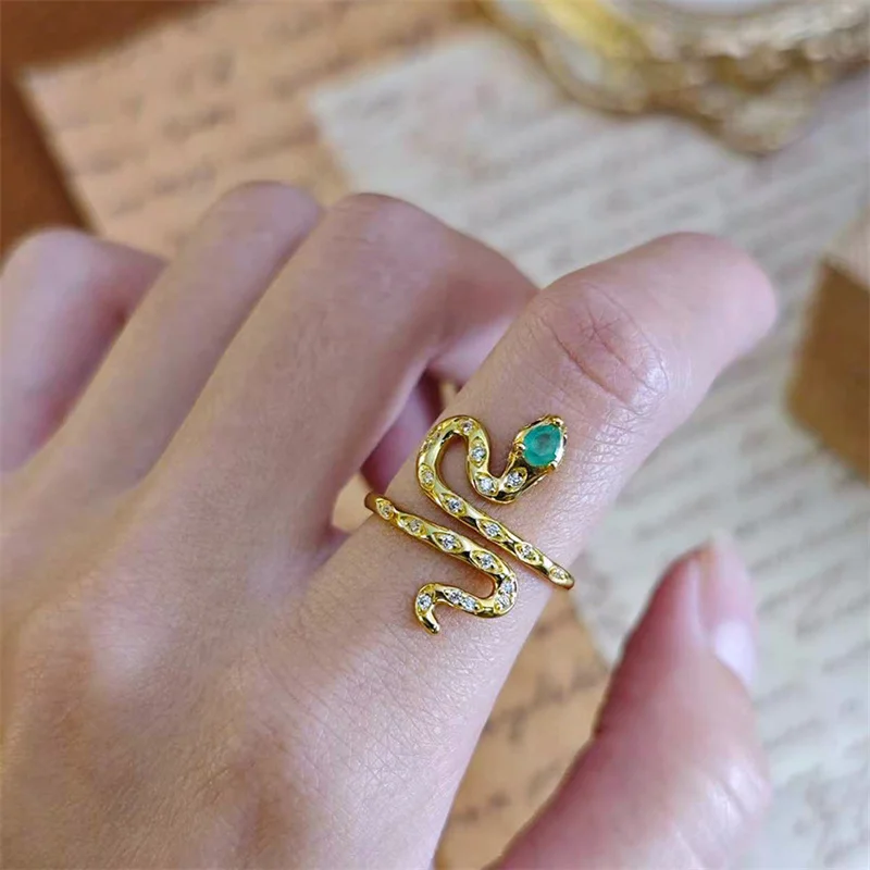 Snake Shape Ring for Girl Women 925 Silver Natural Gemstone Index Finger Ring Resizable Size Genuine with Certificate
Snake Shape Ring for Girl Women 925 Silver Natural Gemstone Index Finger Ring Resizable Size Genuine with Certificate