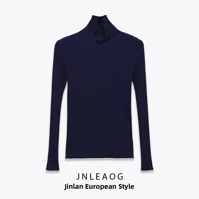 Модный вязаный трикотажный свитер в рубчик для женщин, осенняя новинка, JNLEAOG, из полиэфирного волокна, длинный рукав, стандартная длина, женская одежда
Модный вязаный трикотажный свитер в рубчик для женщин, осенняя новинка, JNLEAOG, из полиэфирного волокна, длинный рукав, стандартная длина, женская одежда