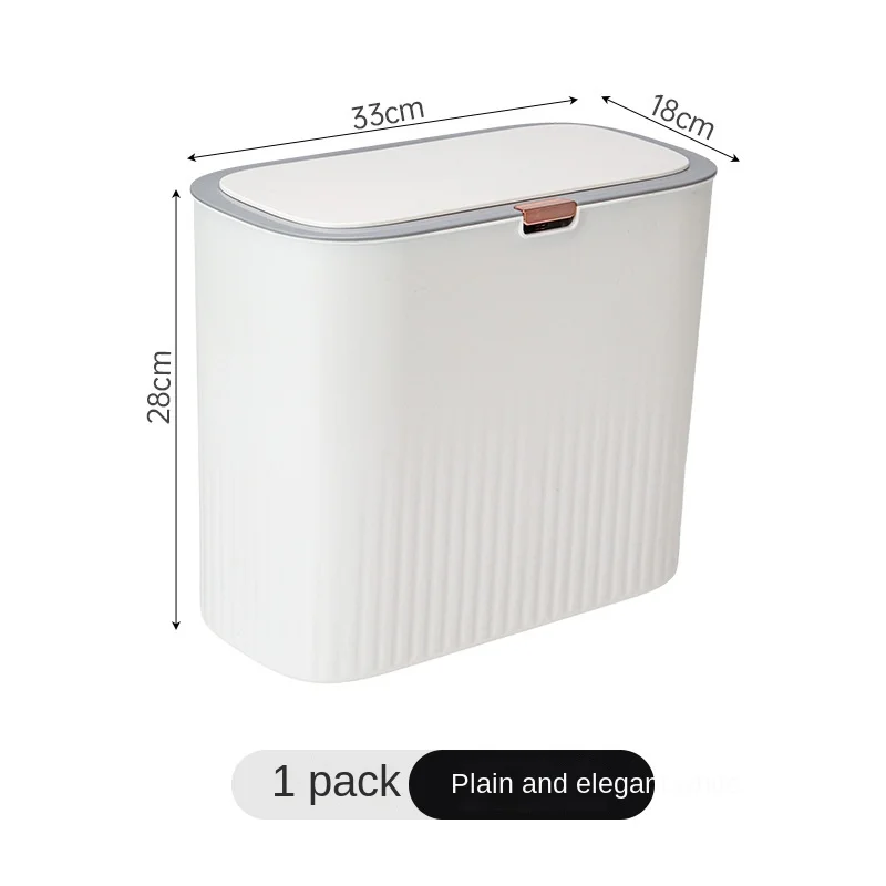 Clamped Trash Can Push-type Household Kitchen and Bathroom Pop-up Lid Large Trash Can for Home High-end Toilet Use
Clamped Trash Can Push-type Household Kitchen and Bathroom Pop-up Lid Large Trash Can for Home High-end Toilet Use