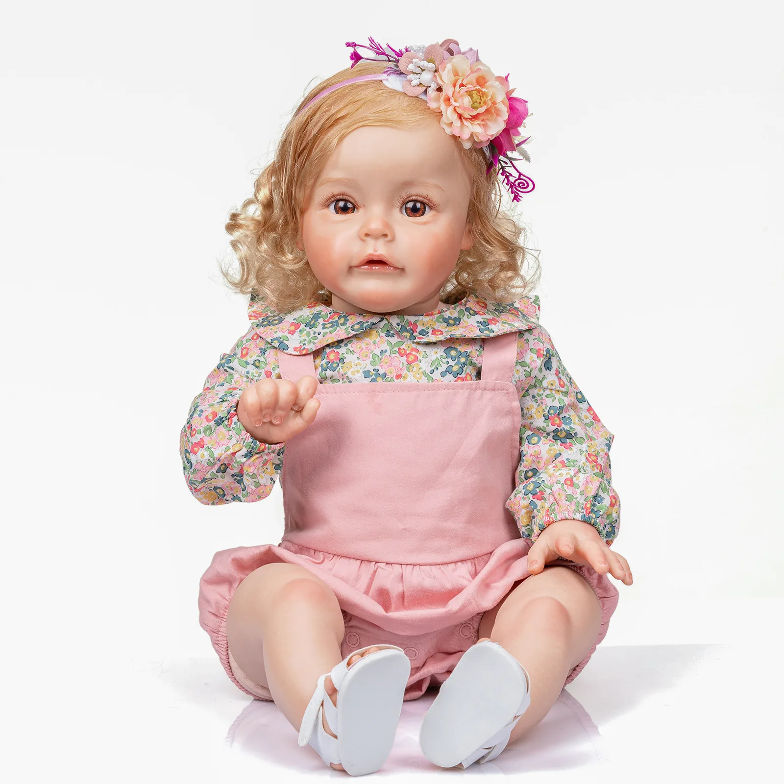 Wholesale Reborn Finished Painted Silicone Baby Doll Realistic Princess Doll Baby Toys For Girl Children's Day Birthday Gifts
Wholesale Reborn Finished Painted Silicone Baby Doll Realistic Princess Doll Baby Toys For Girl Children's Day Birthday Gifts