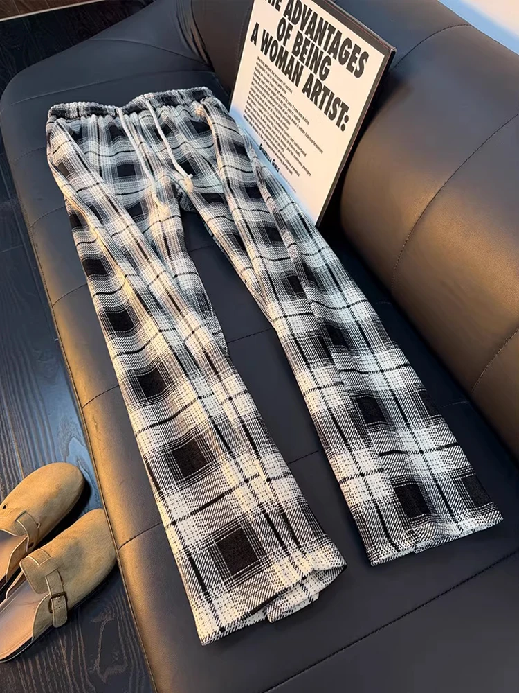 Винтажные клетчатые брюки с прямыми штанинами, мужские повседневные брюки, свободные спортивные штаны для пар, осень-зима, американский ретро
Винтажные клетчатые брюки с прямыми штанинами, мужские повседневные брюки, свободные спортивные штаны для пар, осень-зима, американский ретро