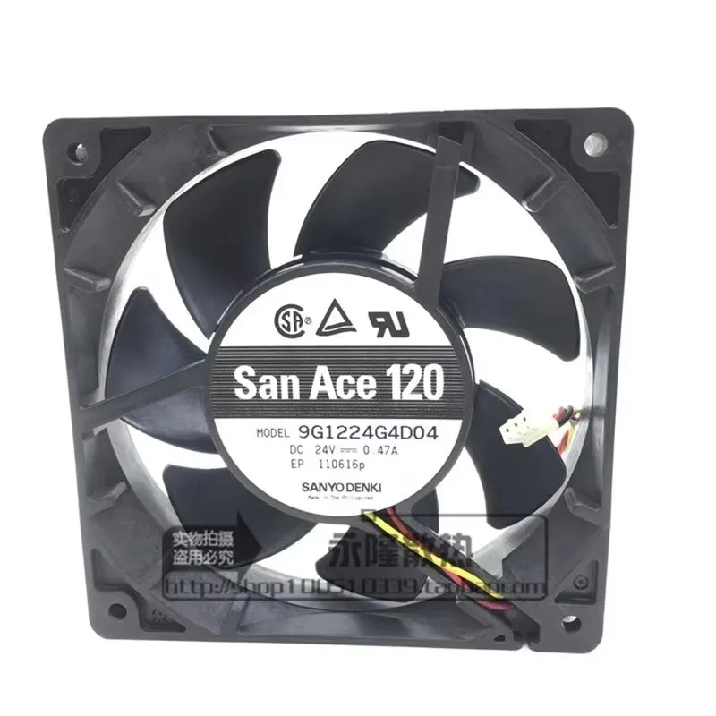 Original 9G1224G4D04 12CM 120*120*25MM 24V 0.47A 3-wire frequency converter cooling fan
Original 9G1224G4D04 12CM 120*120*25MM 24V 0.47A 3-wire frequency converter cooling fan