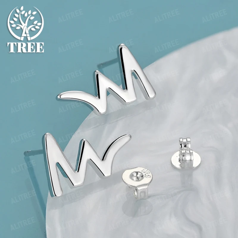 Fashion 925 Sterling Silver Stud Earrings Fine Jewelry High Quality Women Wedding Party Valentine's Day Gift Accessories
Fashion 925 Sterling Silver Stud Earrings Fine Jewelry High Quality Women Wedding Party Valentine's Day Gift Accessories