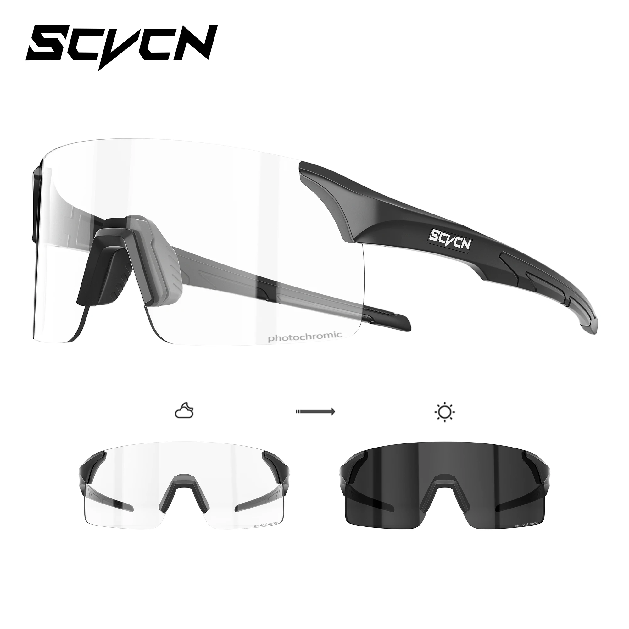 SCVCN Photochromic Sunglasses Women Driving Bicycle Goggles Outdoor Sports Bike Cycling Glasses Man MTB Climbing Glasses Eyewear
SCVCN Photochromic Sunglasses Women Driving Bicycle Goggles Outdoor Sports Bike Cycling Glasses Man MTB Climbing Glasses Eyewear
