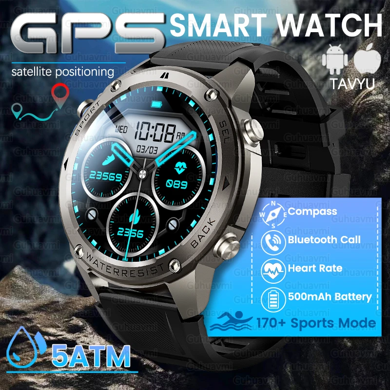 2026 New Outdoor Sports Smart Watches Build-in GPS AMOLED Bluetooth Call Heart Rate Compass 5ATM Waterproof Swimming Smartwatch
2026 New Outdoor Sports Smart Watches Build-in GPS AMOLED Bluetooth Call Heart Rate Compass 5ATM Waterproof Swimming Smartwatch
