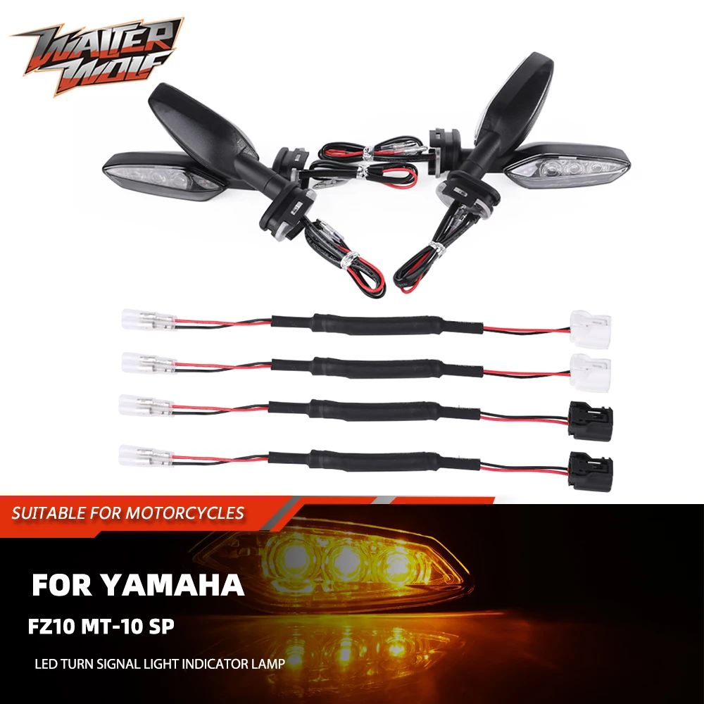 Motorylce Front Rear LED Turn Signal Light Indicator Lamp Flashing Light For Yamaha FZ10 MT-10 SP 2016-2021 Accessories MT FZ 10
Motorylce Front Rear LED Turn Signal Light Indicator Lamp Flashing Light For Yamaha FZ10 MT-10 SP 2016-2021 Accessories MT FZ 10