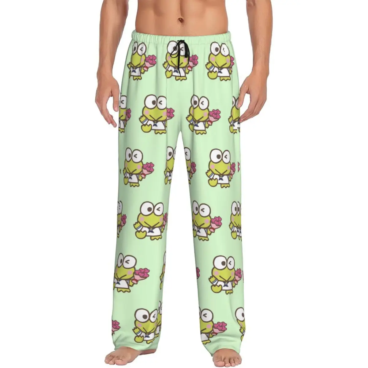 Custom Men KeroKeroKeroppi Pajama Pants Print Cute Frog Sleep Sleepwear Bottoms with Pockets
Custom Men KeroKeroKeroppi Pajama Pants Print Cute Frog Sleep Sleepwear Bottoms with Pockets