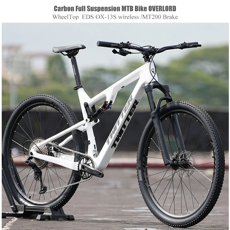 Twitter Wireless Carbon Full Suspension Mountain Bike 27.5 29 21 Inch WheelTop OX 13S MTB Bicycle with Remote Seat Post For Men
Twitter Wireless Carbon Full Suspension Mountain Bike 27.5 29 21 Inch WheelTop OX 13S MTB Bicycle with Remote Seat Post For Men