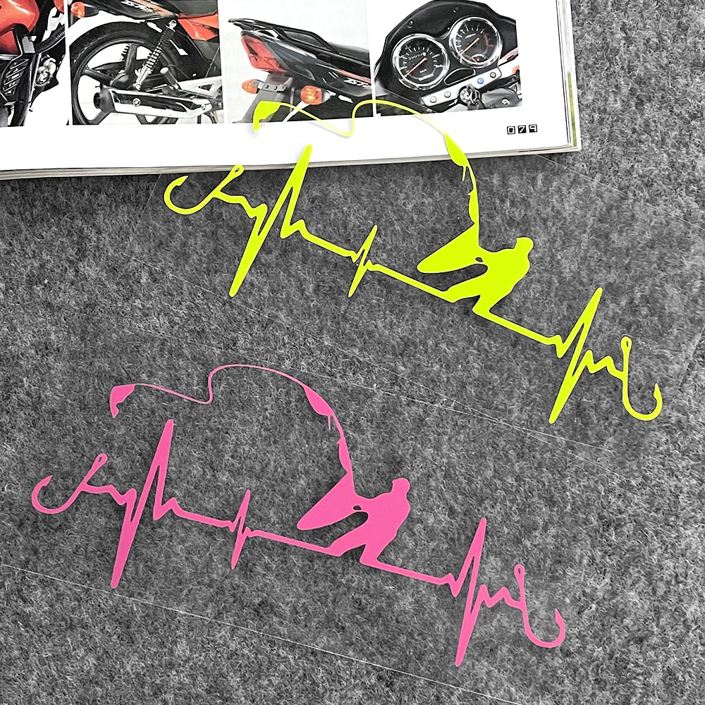 Heartbeat Fishing Reflective Motorcycle Accessories Moto Stickers for Kawasaki Z900 KTM Yamaha MT 07 MT 09 Honda CB650R Vespa
Heartbeat Fishing Reflective Motorcycle Accessories Moto Stickers for Kawasaki Z900 KTM Yamaha MT 07 MT 09 Honda CB650R Vespa