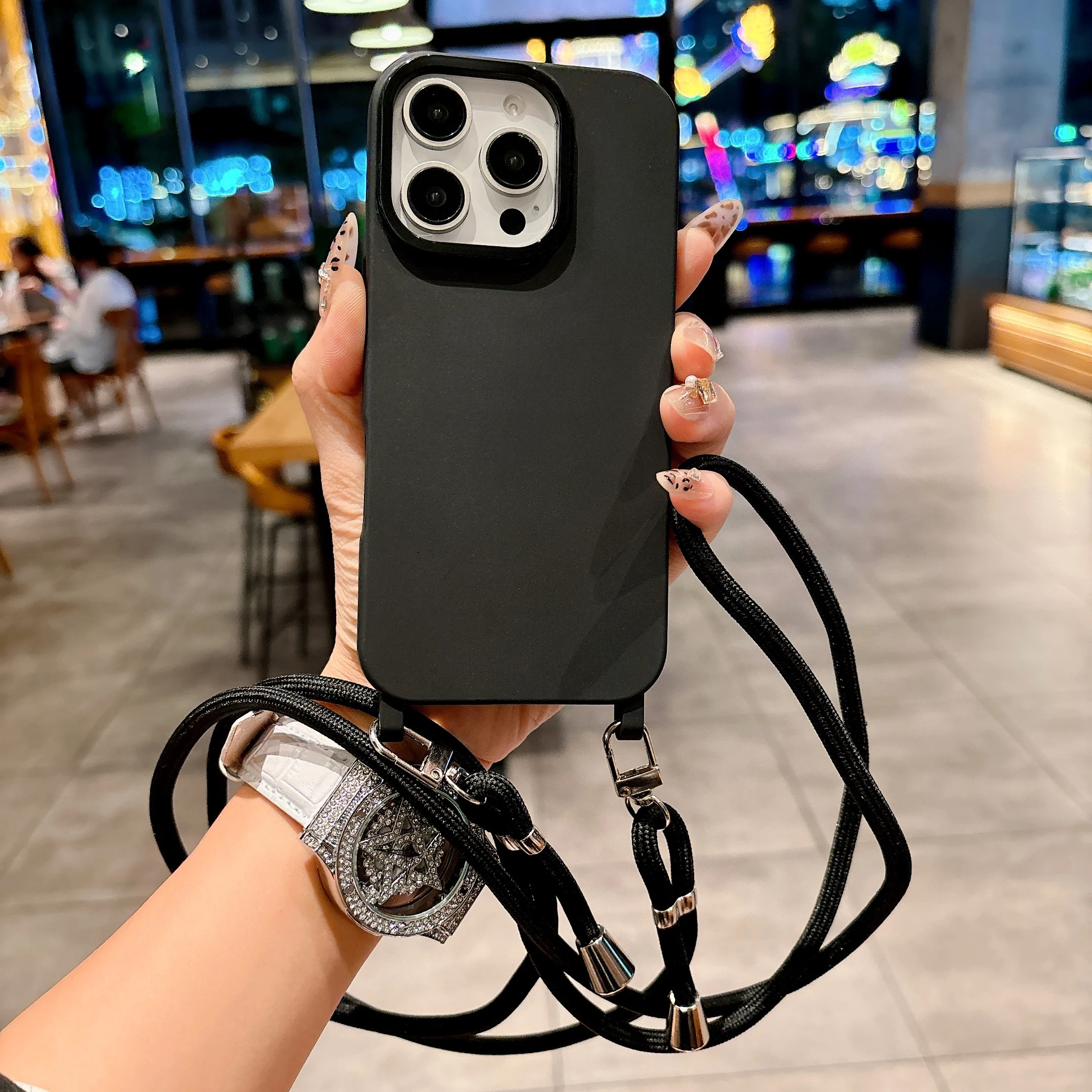 Lanyard with Adjustable Cord Rope Strap Case For iPhone 17 16 15 Pro Max Air 16e 17e 14 13 12 11 X XS Max XR Soft Silicone Cover
Lanyard with Adjustable Cord Rope Strap Case For iPhone 17 16 15 Pro Max Air 16e 17e 14 13 12 11 X XS Max XR Soft Silicone Cover
