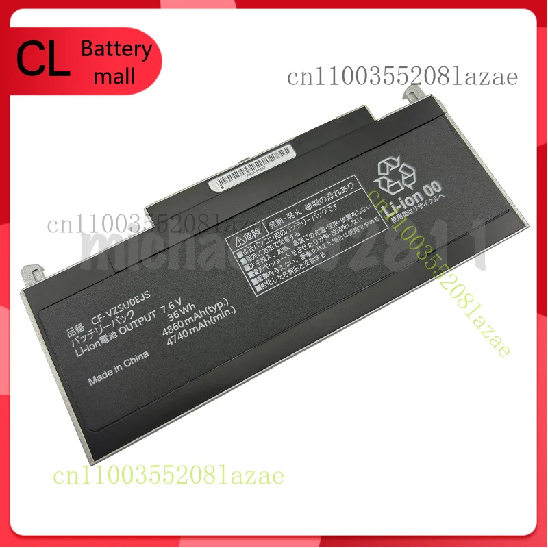 New CF-VZSU0EJS Battery for Panasonic Let's Note RZ CF-RZ4 CF-RZ8 CF-VZSU0FJS
New CF-VZSU0EJS Battery for Panasonic Let's Note RZ CF-RZ4 CF-RZ8 CF-VZSU0FJS