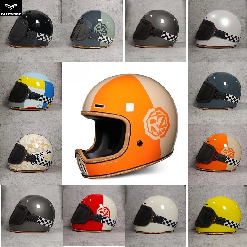 Retro Japanese Full Face Motorcycle Helmet | Lightweight Personalized Design All-Season Motorbike Helmet for riding
Retro Japanese Full Face Motorcycle Helmet | Lightweight Personalized Design All-Season Motorbike Helmet for riding