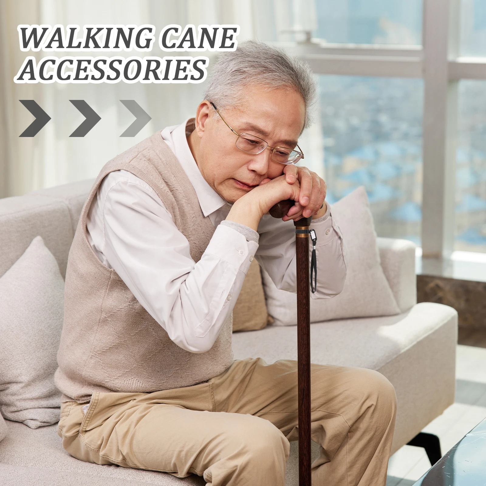 4pcs Stick Anti Lost Cane Lanyard Wrist Strap Reusable Anti Lost Lanyard for Canes Elderly Black Slip Resistant Water Proof
4pcs Stick Anti Lost Cane Lanyard Wrist Strap Reusable Anti Lost Lanyard for Canes Elderly Black Slip Resistant Water Proof