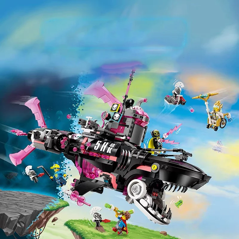 Dreamy Shark Submarine Building Blocks Model 1413pcs Toys Suitable for Boys and Girls Birthday Christmas Gifts
Dreamy Shark Submarine Building Blocks Model 1413pcs Toys Suitable for Boys and Girls Birthday Christmas Gifts