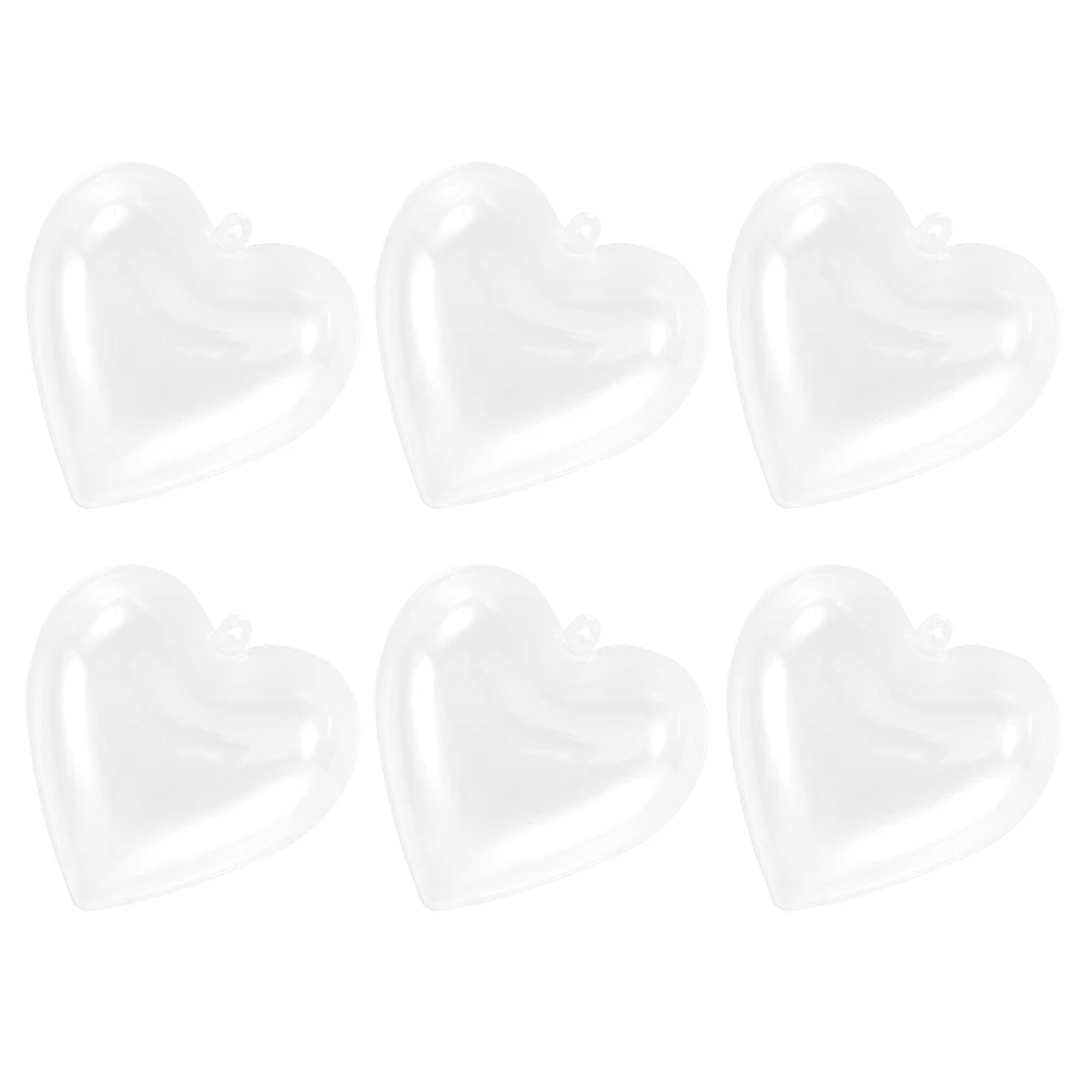 6 Pcs Heart Shaped Gift Boxes Clear Plastic DIY Craft Supplies C y Containers Small Treat Boxes Packaging Accessories
6 Pcs Heart Shaped Gift Boxes Clear Plastic DIY Craft Supplies C y Containers Small Treat Boxes Packaging Accessories
